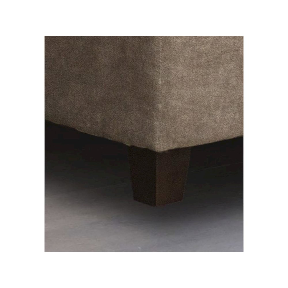 Fabric Sectional Sofa with Right Facing Chaise, Storage Ottoman