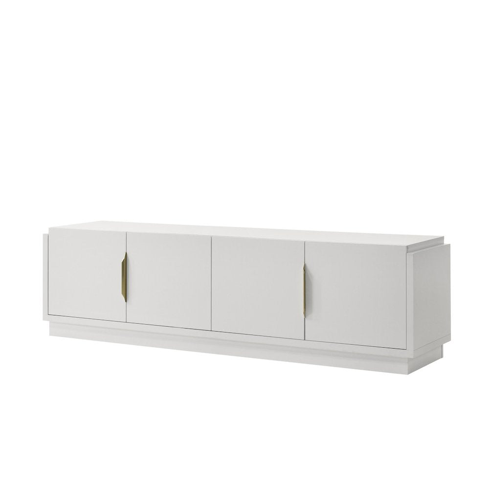 Palmer 70"W White 4-Door TV Stand