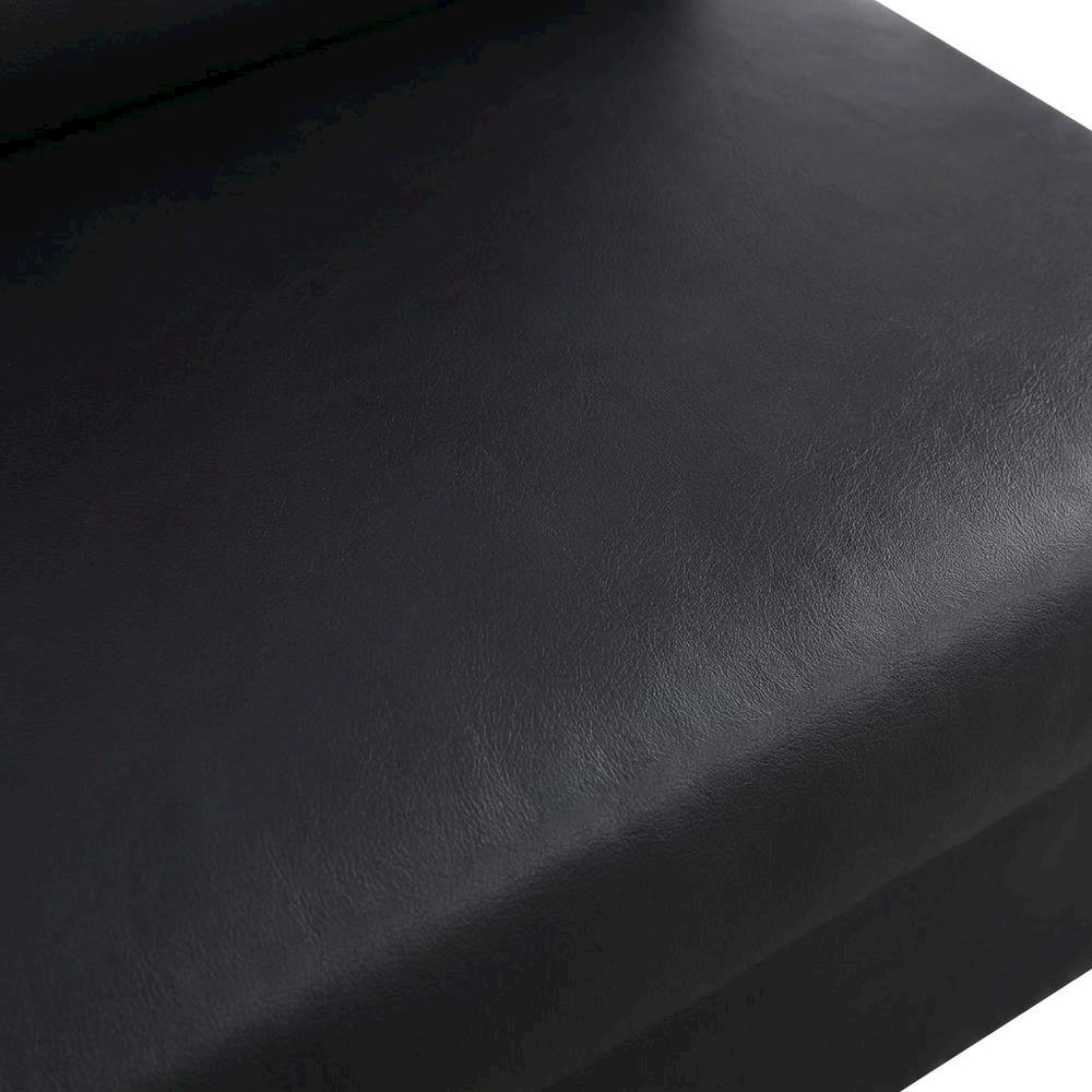 Leather-Upholstered Modern Sectional with Reversible Storage Chaise Sleeper
