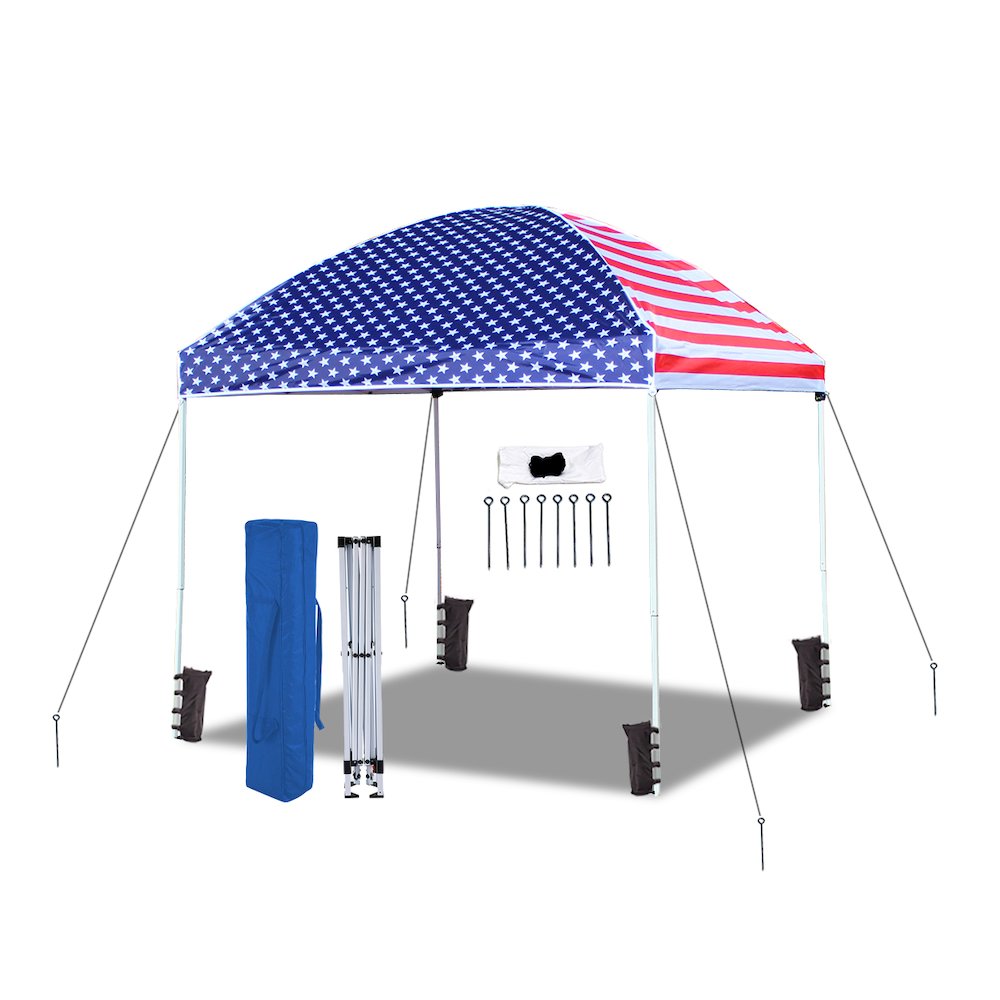 8-Feet by 8-Feet Instant Pop up Canopy with Weight Bags