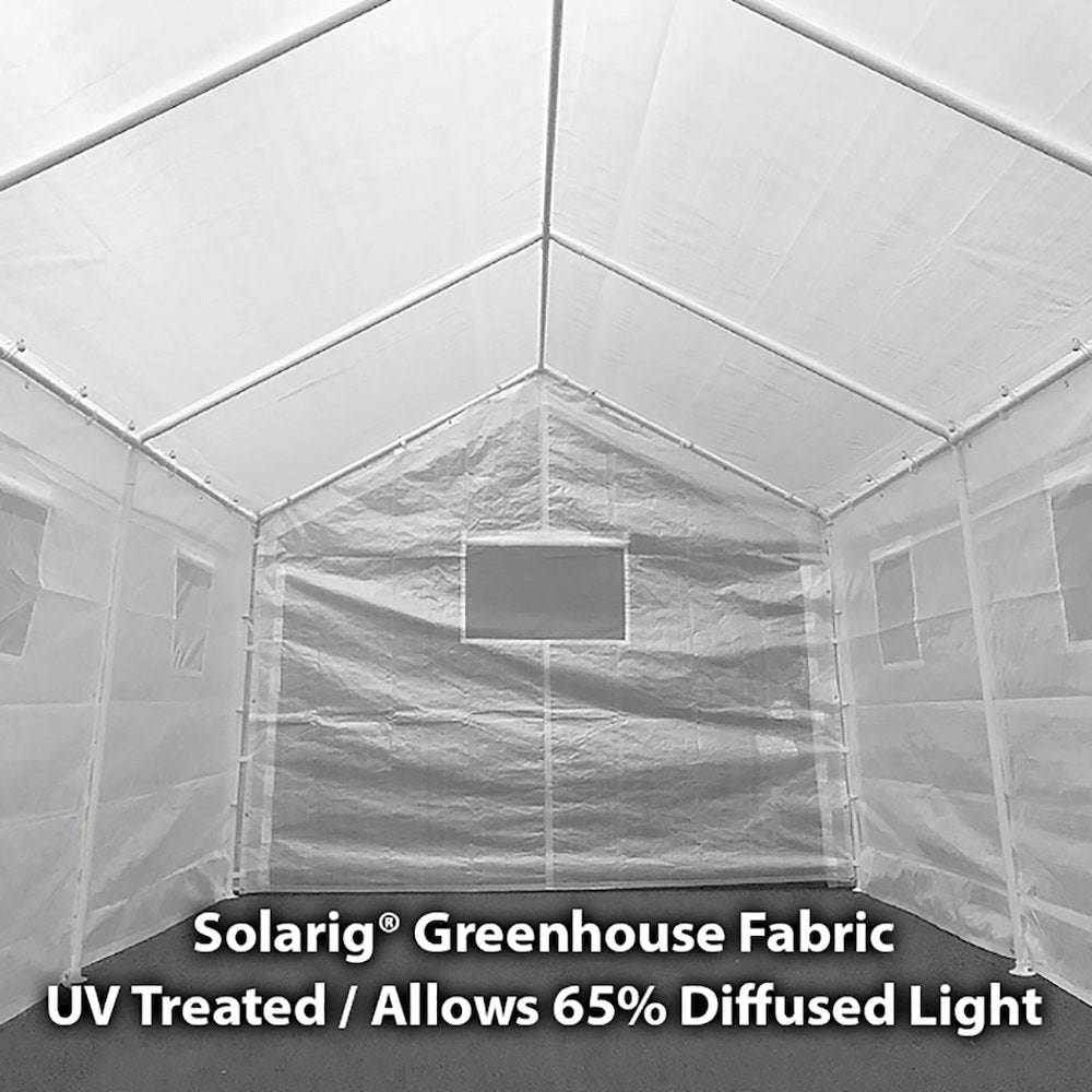 King Canopy 10x20 ft Greenhouse Sidewall Kit w/ Screens, Opaque