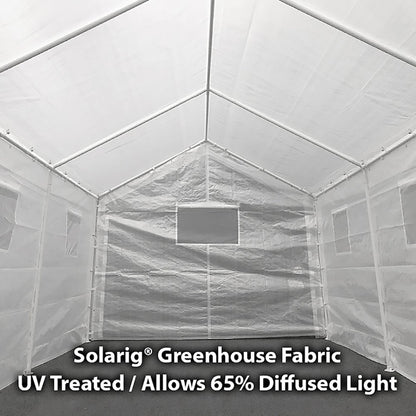 King Canopy 10x20 ft Greenhouse Sidewall Kit w/ Screens, Opaque