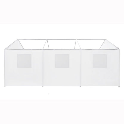 King Canopy 10x20 ft Greenhouse Sidewall Kit w/ Screens, Opaque