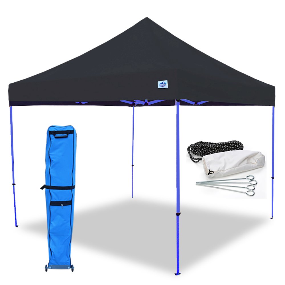 King Canopy Tuff Tent  10x10 ft  Instant Pop up Canopy , Black Cover
