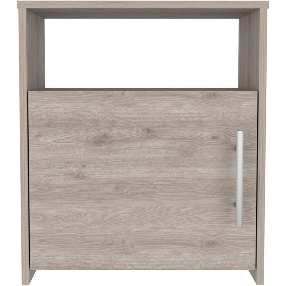 Nordico Nightstand Light Gray MDF