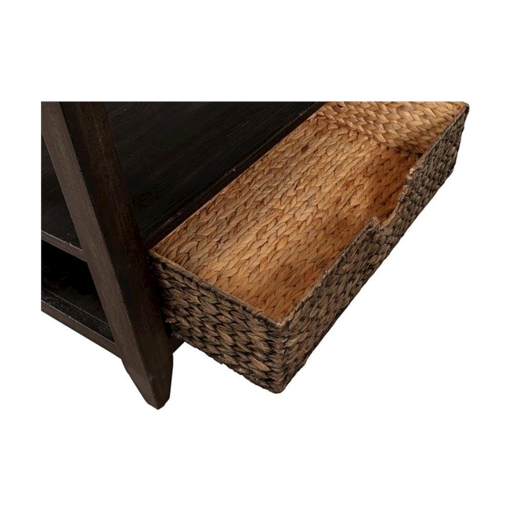 Mill Creek 2 Drawer Sofa Table in Peppercorn