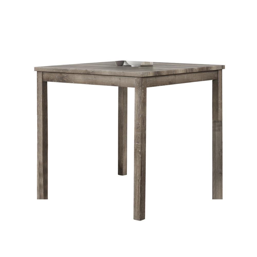 Vitalita 5-piece Antique Natural Oak Square Counter Height Set