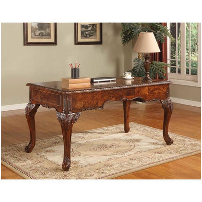 Best Master CDExecutive 60" Wood Office Desk With Hand Carved Designs in Cherry