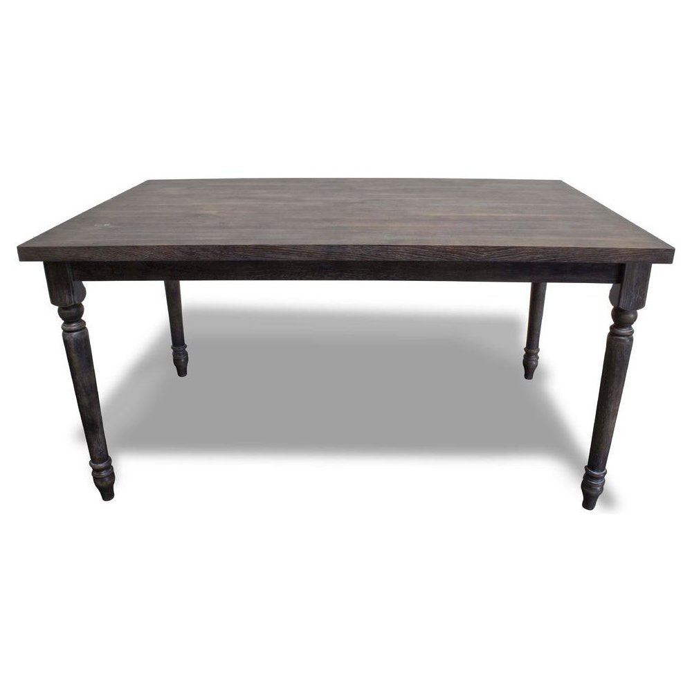 Best Master Demi Birch Wood Dining Table in Smoked Gray