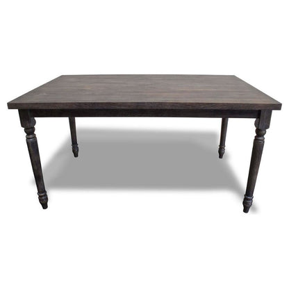 Best Master Demi Birch Wood Dining Table in Smoked Gray