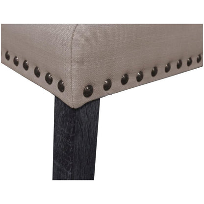 Antique Gray/Natural Counter Height Stools, Set of 2