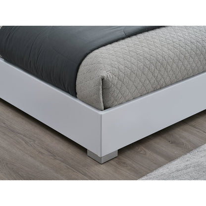 5-PC Queen Set, LED Bed with Dual Side Buttons, Dresser, Mirror, 2 Nightstands
