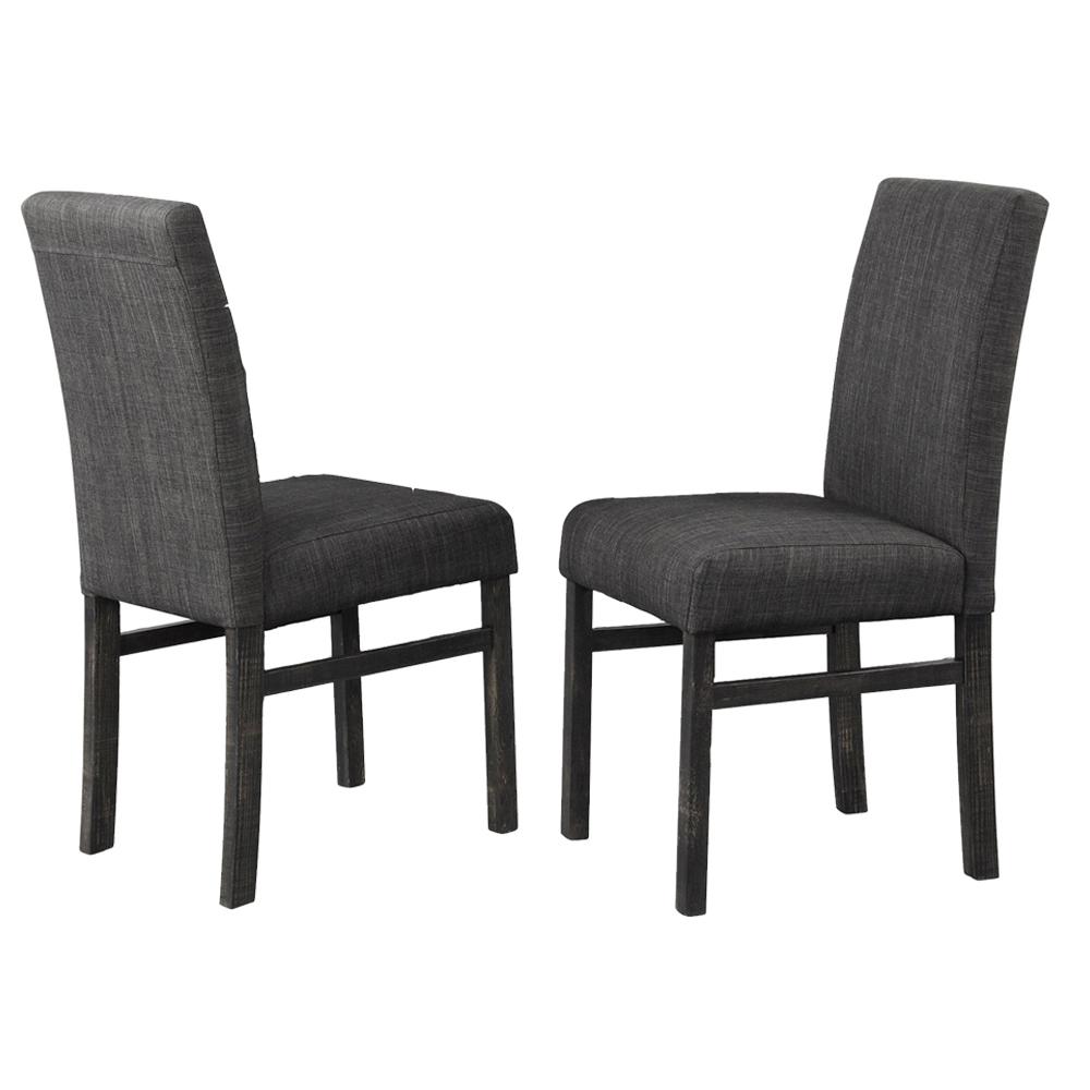 Vitalita 5-piece Black Charcoal Rectangular Dinette Set