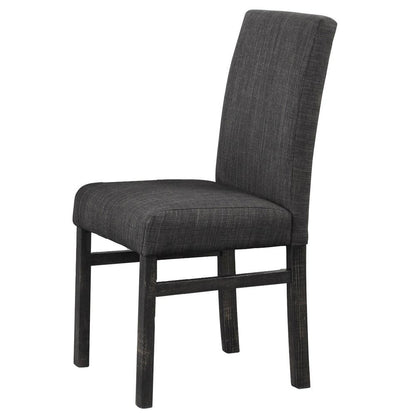 Vitalita 5-piece Black Charcoal Rectangular Dinette Set