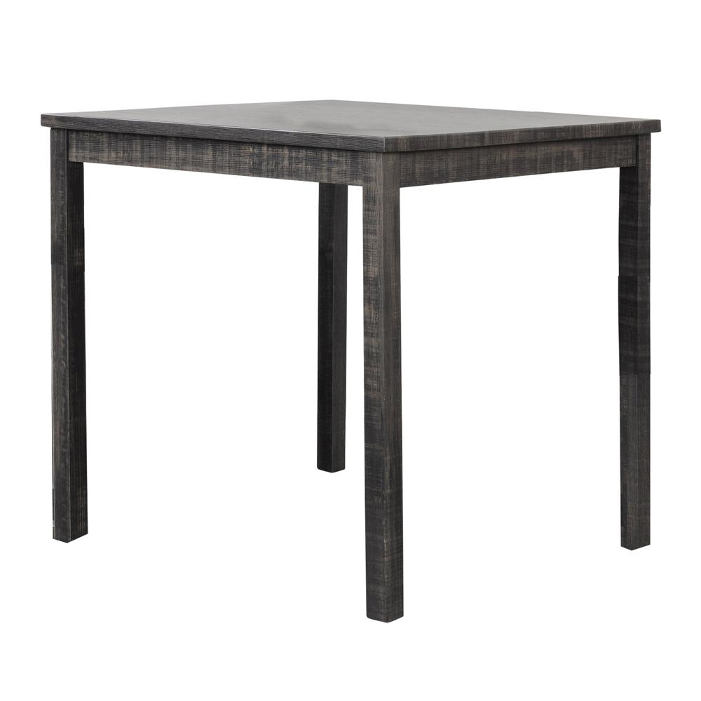 Vitalita 5-piece Black Charcoal Rectangular Dinette Set