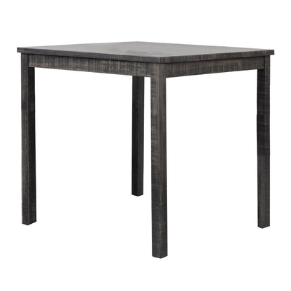 Vitalita 5-piece Black Charcoal Rectangular Dinette Set
