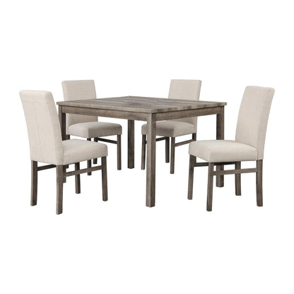 Vitalita 5-piece Antique Natural Oak Rectangular Dinette Set