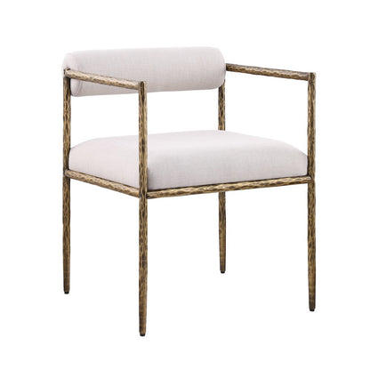 Rocento Modern Industrial Dining Chairs, (Set of 2) - Sand