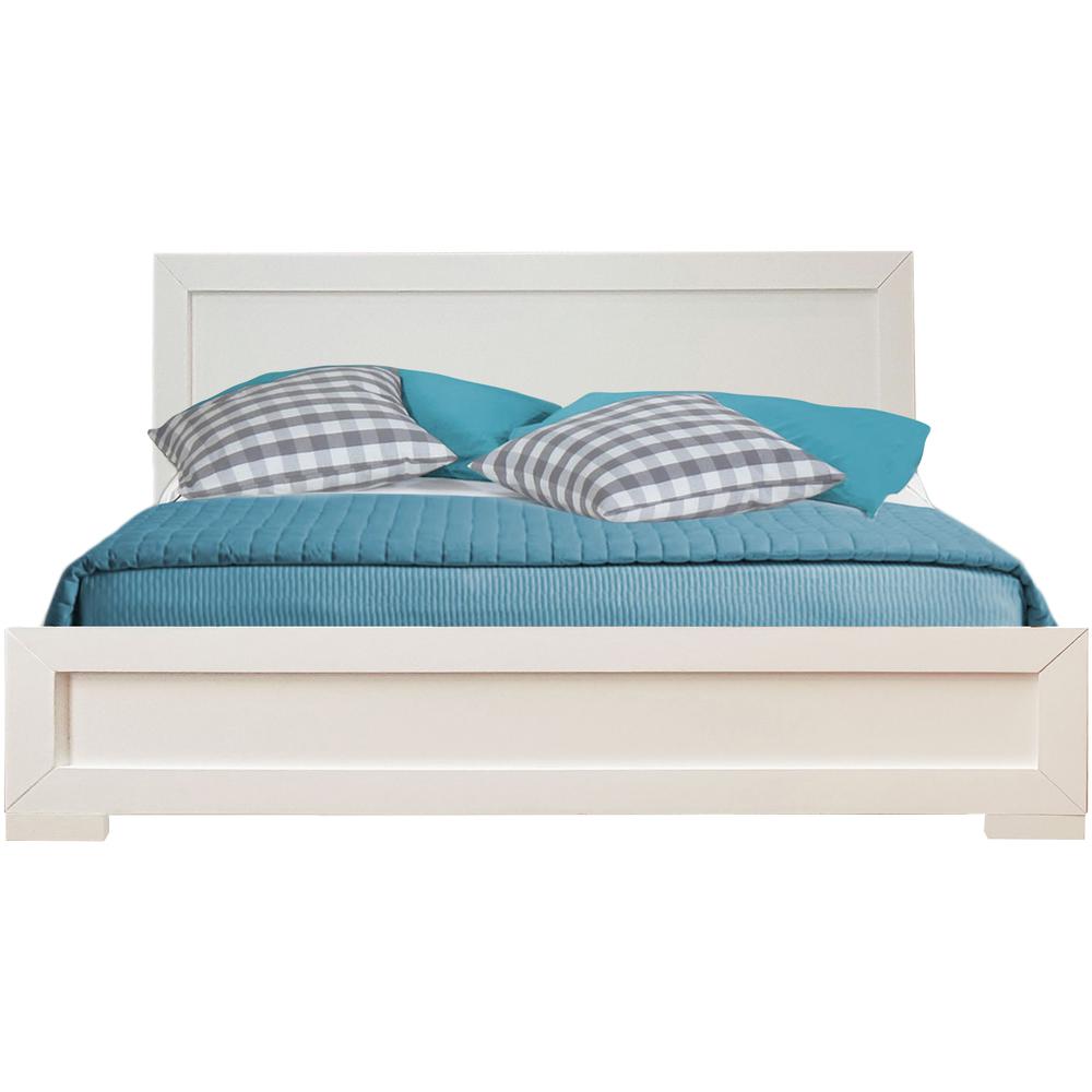 Oxford White Queen Bed