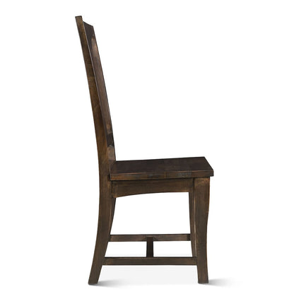 Toulon Dining Chair in Vintage Brown Finish
