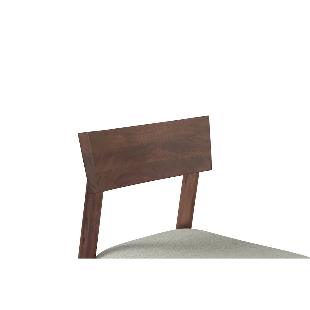 Hampton Upholstered Counter Chair in Walnut