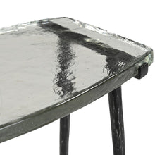 Calloway 17" Side Table with Glass Top