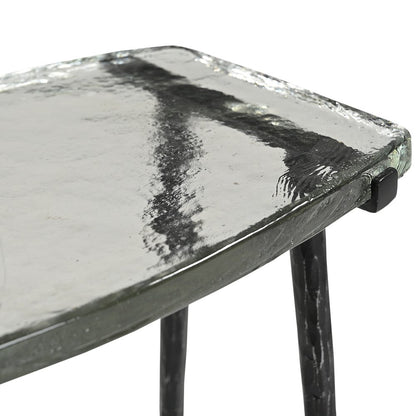 Calloway 17" Side Table with Glass Top