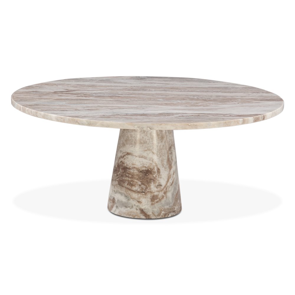 Giza 38" Coffee Table in Brown Toronto Marble