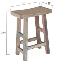 Cordoba Counter Chair with Vintage Teal Finish