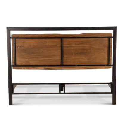 Glenwood King Bed in Acacia with Walnut Finish