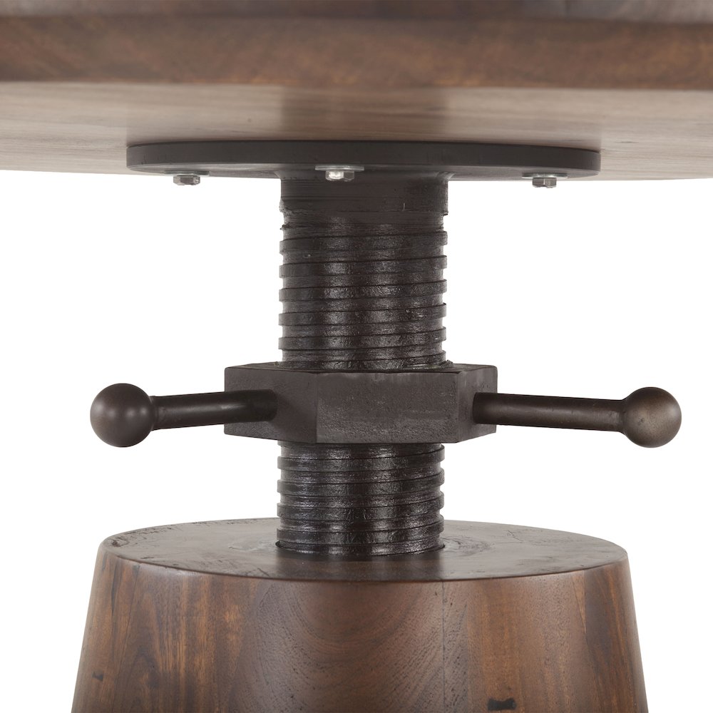 Amici and Iron Adjustable Dining Table