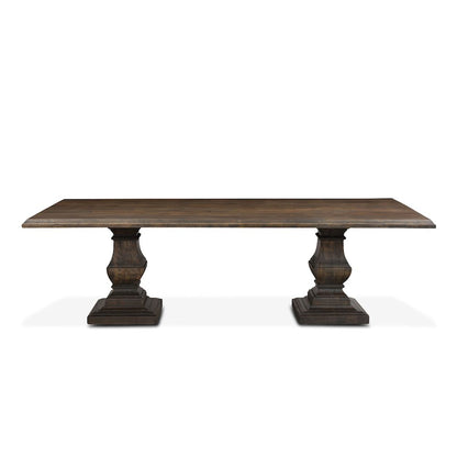 Toulon 98" Dining Table in Weathered Mango Finish