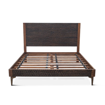 Vallarta Queen Bed in Mango Wood with Two Tone Finish