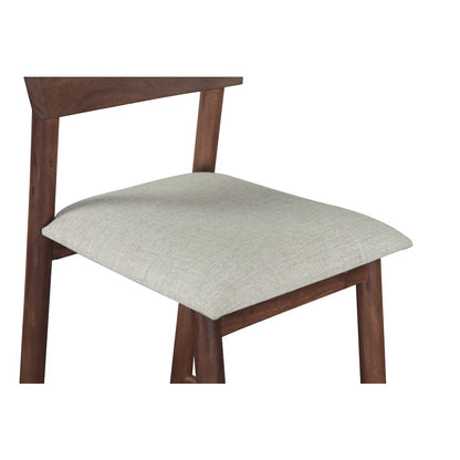 Hampton Upholstered Counter Chair in Walnut