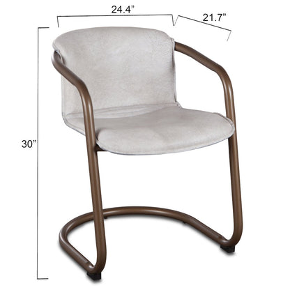 Chiavari Dining Chair Vintage White