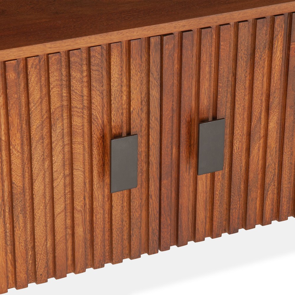 Halden 67" Plasma Cabinet Pecan Brown