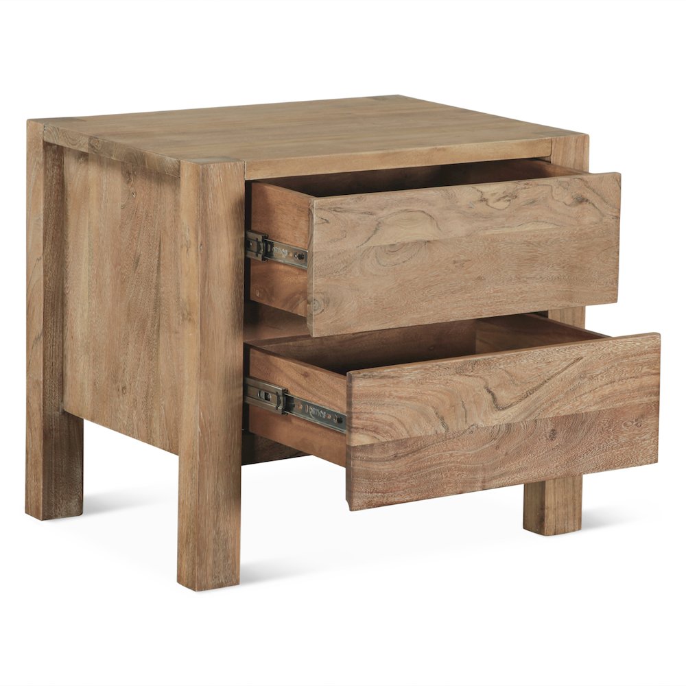 Mesa 32" Nightstand in Brushed Acacia