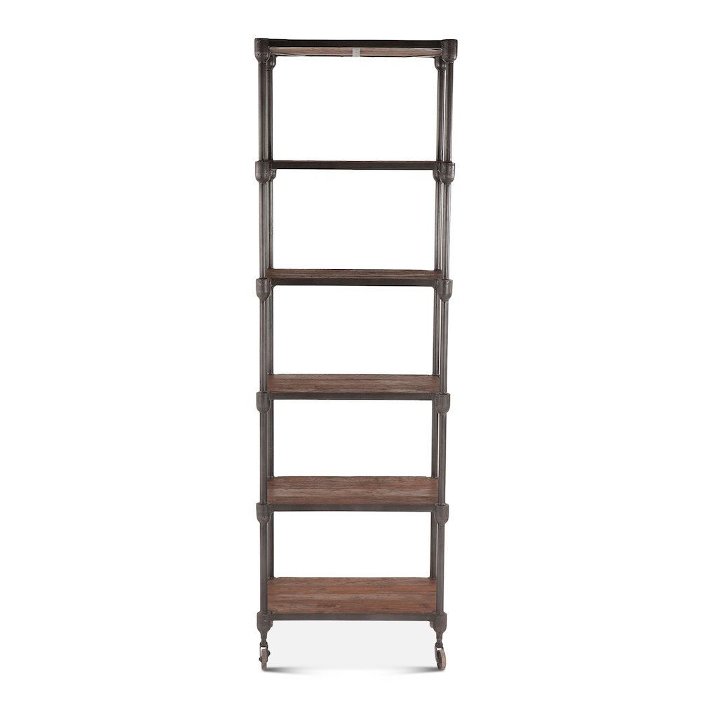 Paxton-Bookshelf 80in -reclaimed Teak