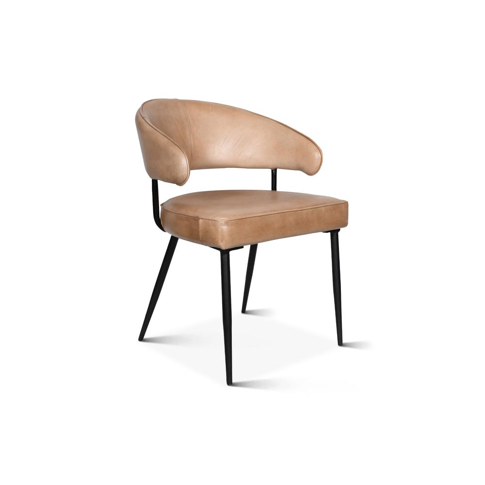 Brisbane Dover Armchair in Antique Ivory Leather