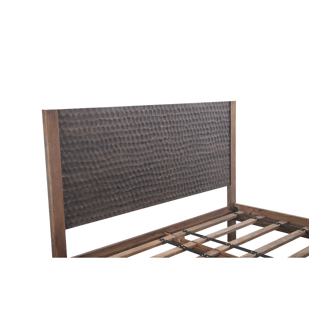 Vallarta King Bed in Mango Wood with Two Tone Finish