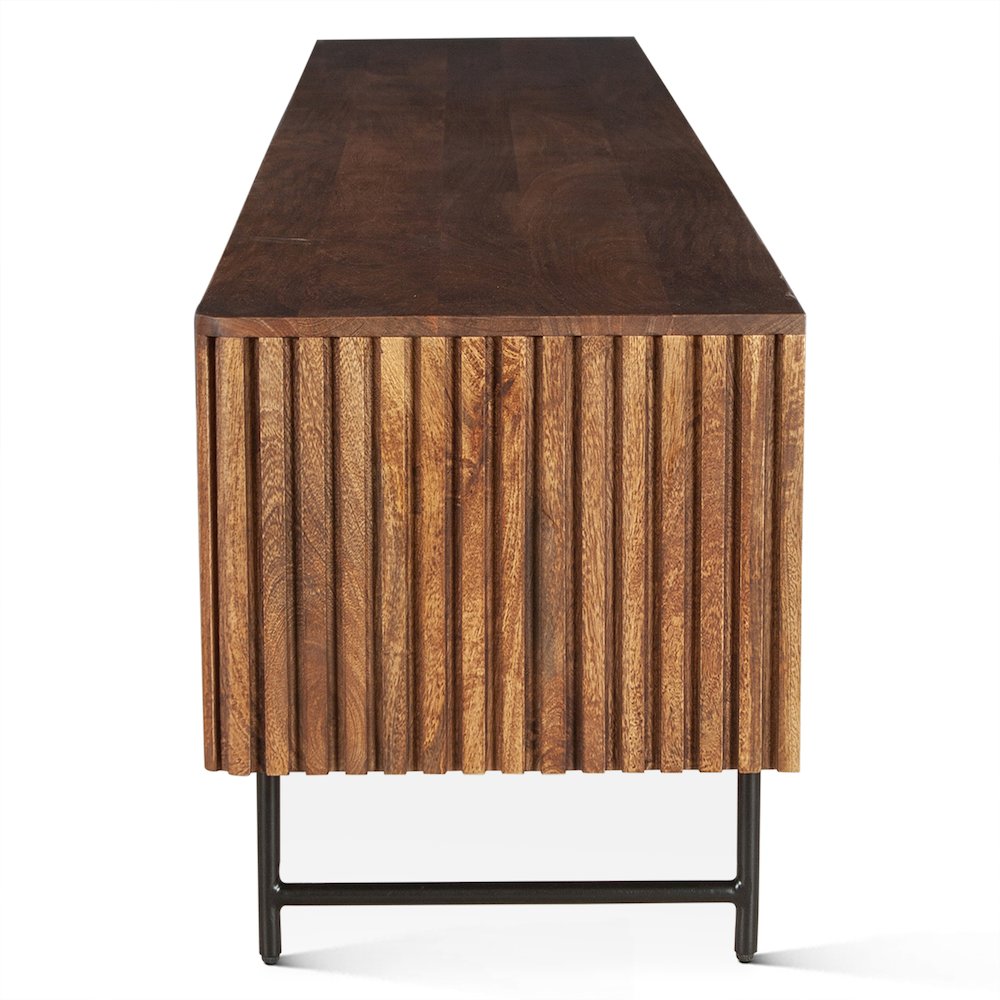Halden 98" Plasma Cabinet Pecan Brown