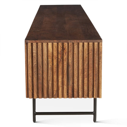 Halden 98" Plasma Cabinet Pecan Brown