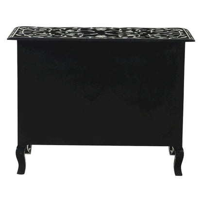 Ozark 42" Two Drawer Chest with Floral Horn Inlay