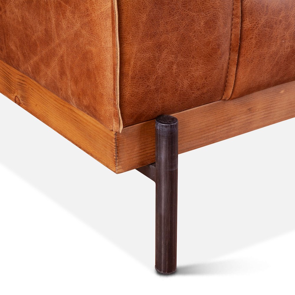 Chiavari Armchair in Vintage Cognac Leather