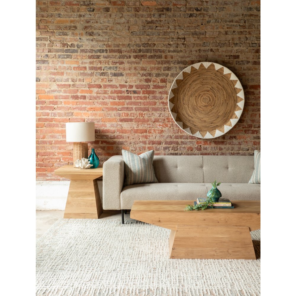 Incus 58" Coffee Table in Natural Oak