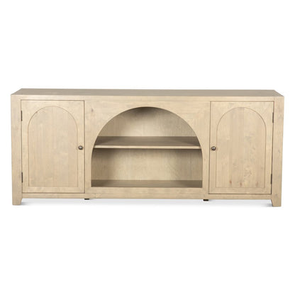 Valencia 80" Sideboard in Gray Birch