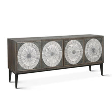 Palm Desert Modern Bone Inlay Sideboard in Vintage Gray