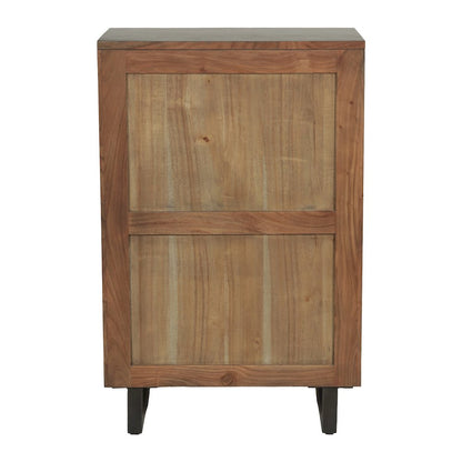 Glenwood 34" Tall Chest in Smoked Acacia