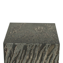 Odessa 20" Side Table in Desert Patina with Brass Base