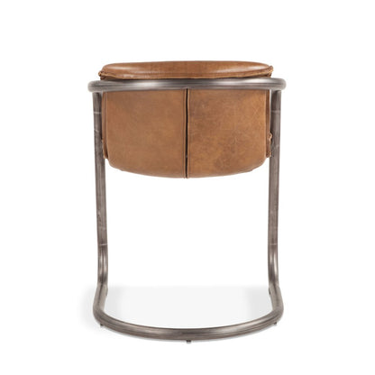 Chiavari Leather Dining Chair in Chestnut